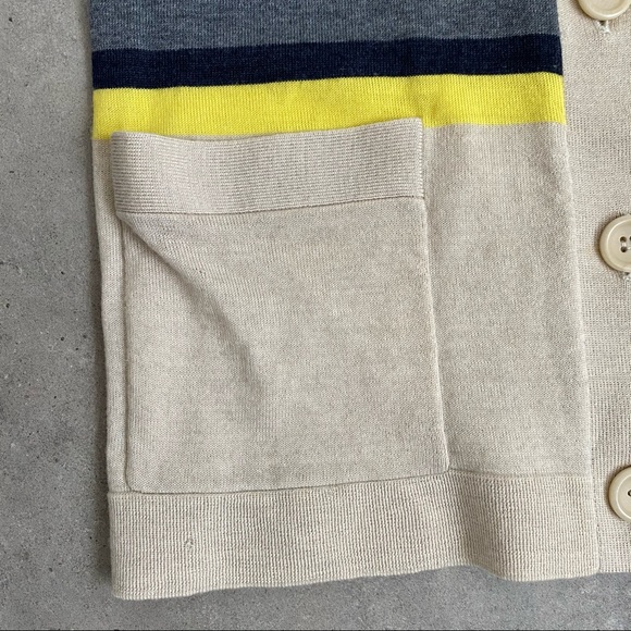 Theory gwenyth striped cardigan sweater S - Picture 6 of 9